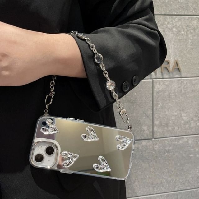 Heart Phone Mirrored Case