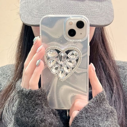 Heart Case Phone Holographic