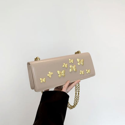 Crossbody Box Butterfly Flap Bag