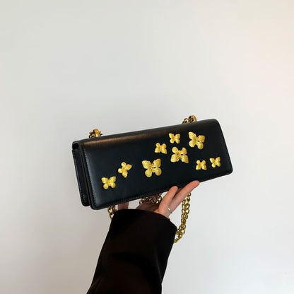 Crossbody Box Butterfly Flap Bag