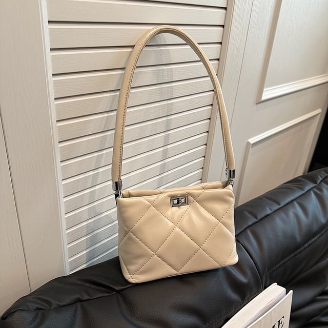 Bag Bucket Twisted Quilted