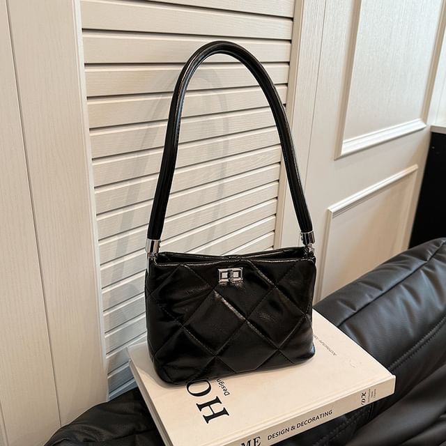 Bag Bucket Twisted Quilted