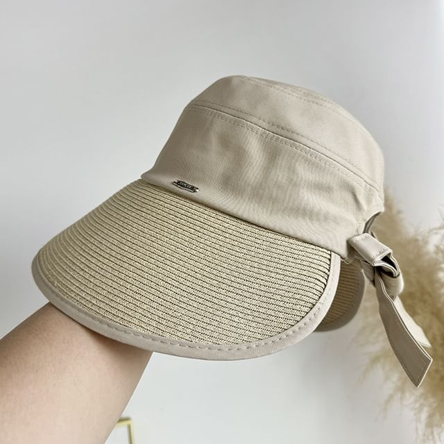 Straw Panel Sun Hat