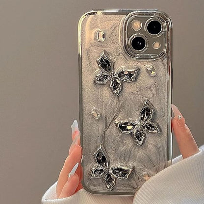 Butterfly Case Rhinestone Phone