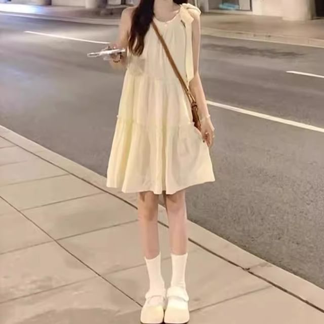 Plain Sundress Sleeveless