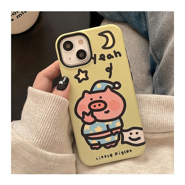 Pig Phone Case - iPhone 15 Pro Max / 15 Pro / 15 Plus / 15 / 14 Pro Max / 14 Pro / 14 Plus / 14 / 13 Pro Max / 13 Pro / 13 / 13 mini / 12 Pro Max / 12 Pro / 12 / 12 mini / 11 Pro Max / 11 Pro / 11