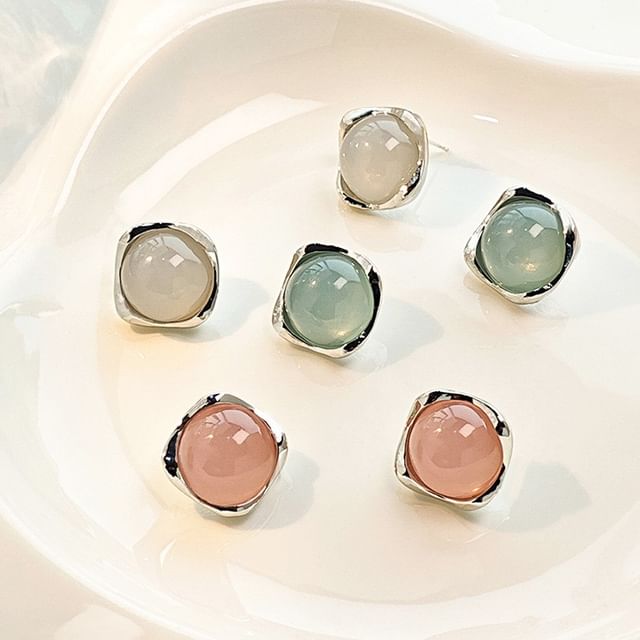 Clous d'oreilles en perles