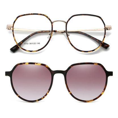 On (Various Designs) 2 / 1 Clip Magnetic Eyeglasses Sunglasses in