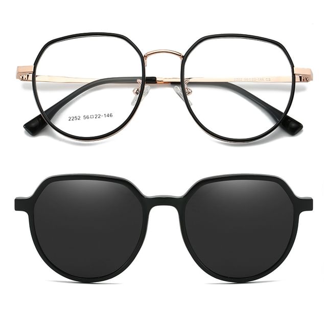 On (Various Designs) 2 / 1 Clip Magnetic Eyeglasses Sunglasses in