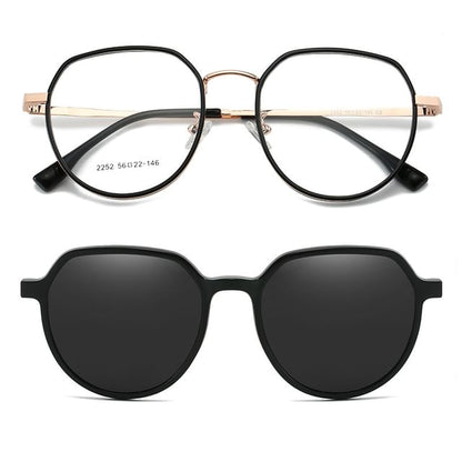 On (Various Designs) 2 / 1 Clip Magnetic Eyeglasses Sunglasses in