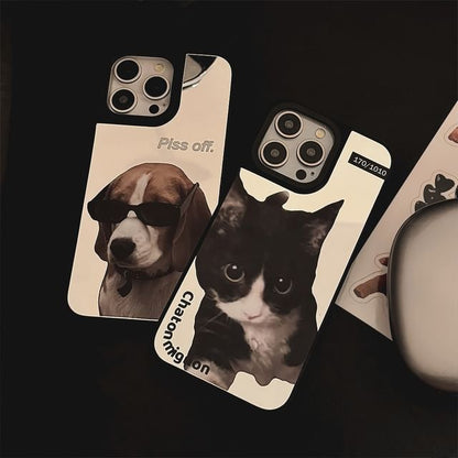 Mirrored Case Animal Phone