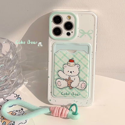 Case Holder Bear Phone Card