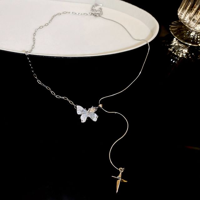 Layered Butterfly Necklace