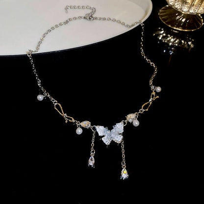 Layered Butterfly Necklace