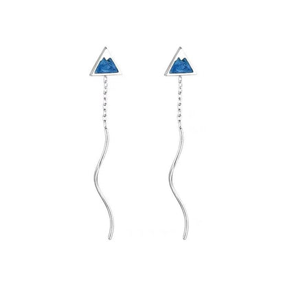 Triangle Threader Earring / Ear Stud