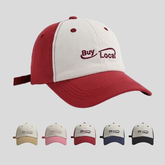 Tone Two Cap Baseball Lettering Embroidered