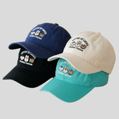 Cap Cartoon Baseball Embroidered