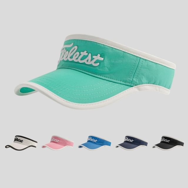 Sun Embroidered Lettering Contrast Visor Trim