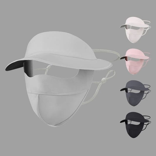 Protection Sun Brim Plain Cover Face with