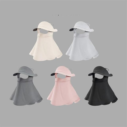 Neck Plain Sun with Cover Protection Flap Face