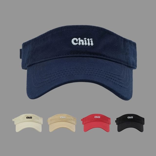 Sun Visor Embroidered Lettering