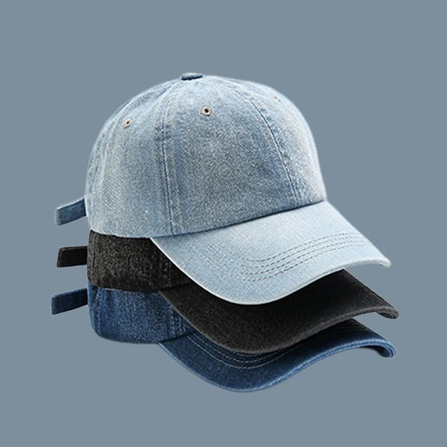 Cap Denim Washed Baseball
