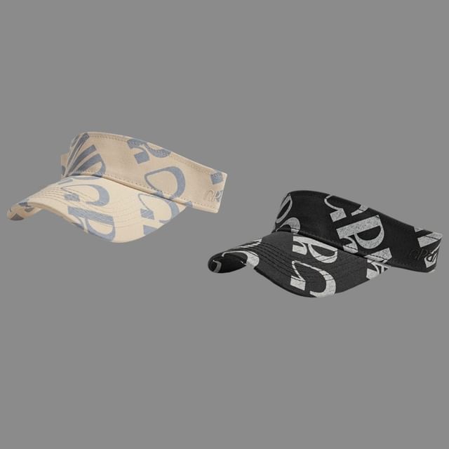 Print Lettering Sun Visor