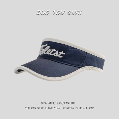 Sun Embroidered Lettering Contrast Visor Trim