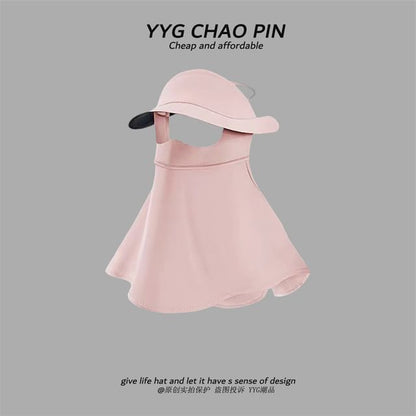 Neck Plain Sun with Cover Protection Flap Face