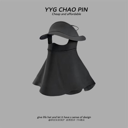 Neck Plain Sun with Cover Protection Flap Face