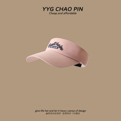 Visor Lettering Sun Embroidered