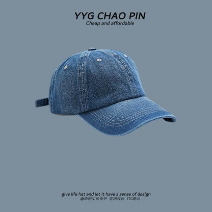Cap Denim Washed Baseball