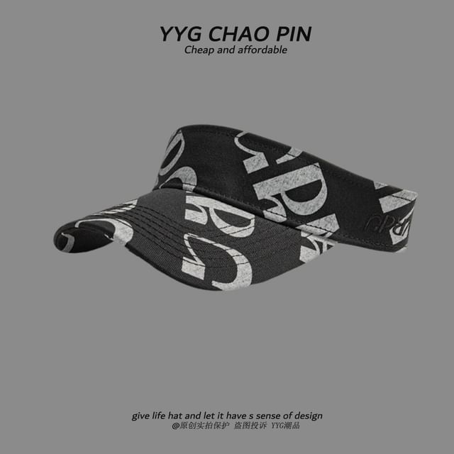 Print Lettering Sun Visor