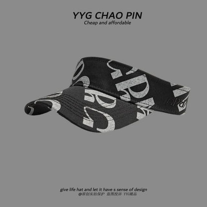 Print Lettering Sun Visor