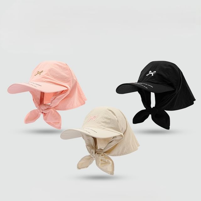 Dry Cap Bow Embroidered Quick