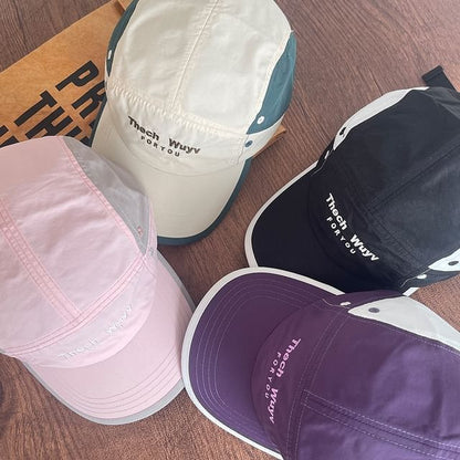 Cap Embroidered Panel Lettering 5