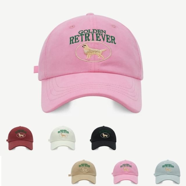 Dog Cap Baseball Embroidered