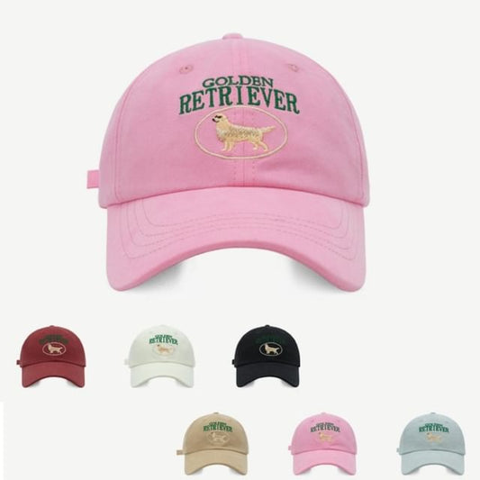 Dog Cap Baseball Embroidered