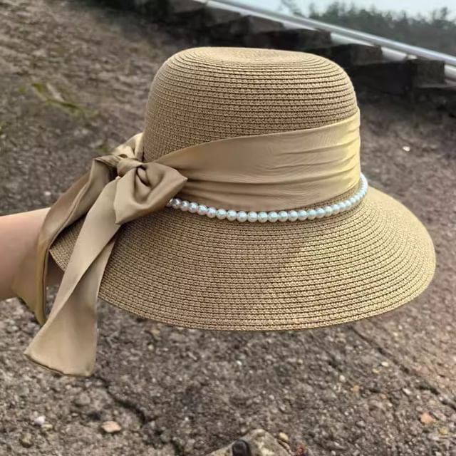 Bow Straw Hat