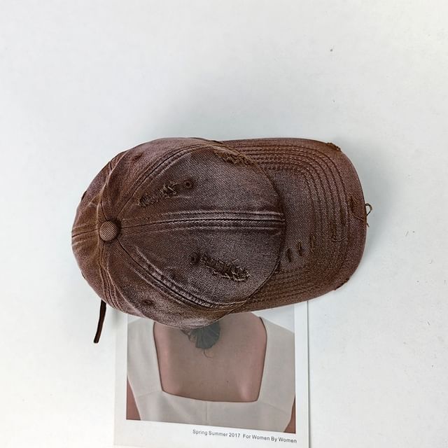 Distressed Cap Baseball