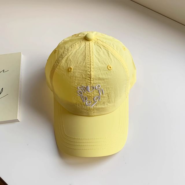 Cap Embroidered Baseball Quick Dry