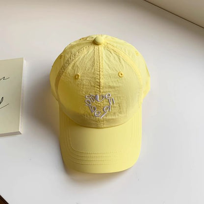 Cap Embroidered Baseball Quick Dry