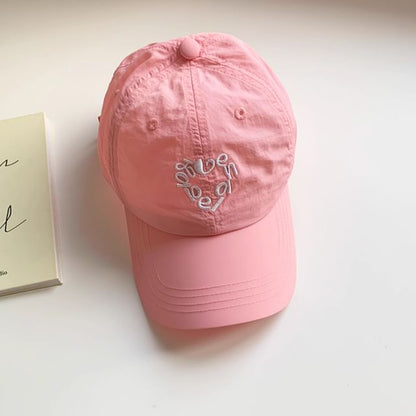 Cap Embroidered Baseball Quick Dry