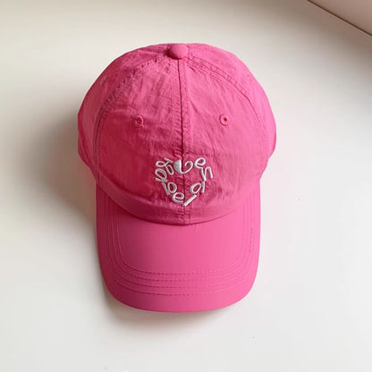 Cap Embroidered Baseball Quick Dry