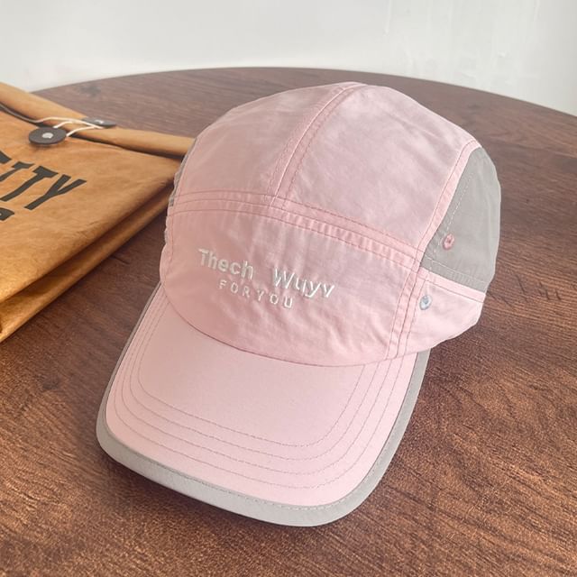 Cap Embroidered Panel Lettering 5