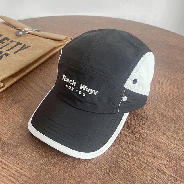 Cap Embroidered Panel Lettering 5