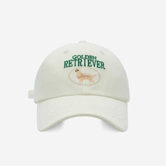 Dog Embroidered Baseball Cap