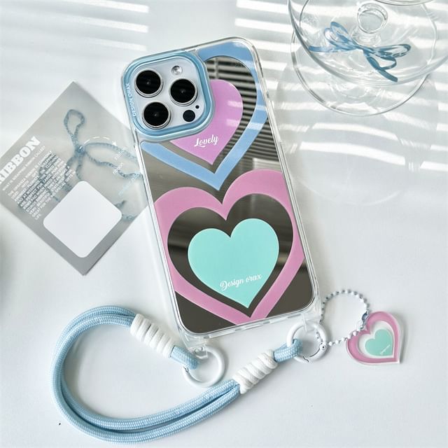 Heart Mirrored Phone Case