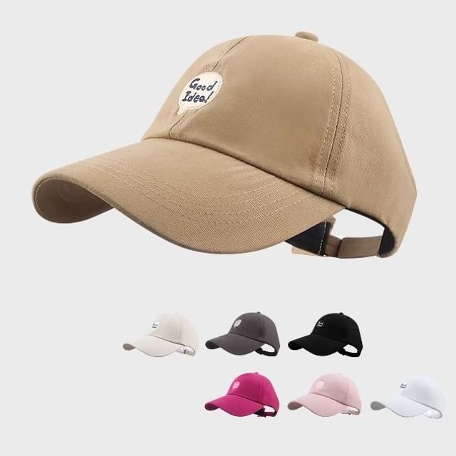 Cap Embroidered Open Baseball Top Lettering