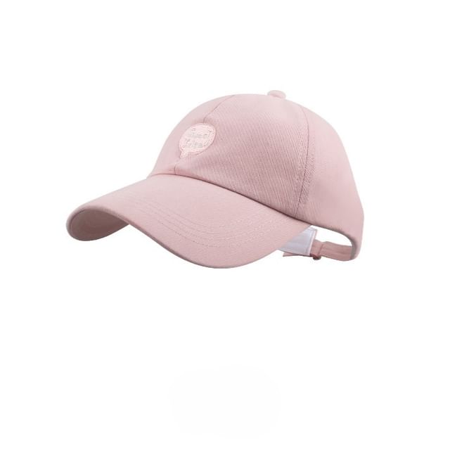 Cap Embroidered Open Baseball Top Lettering